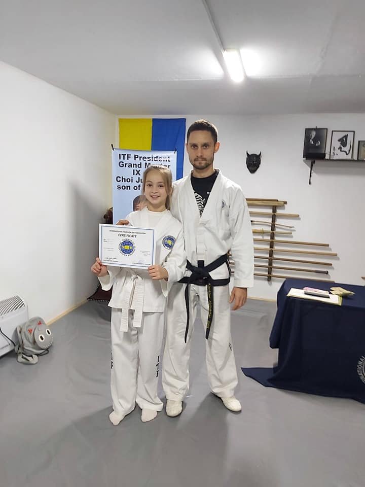 Certification for colored belts 2020